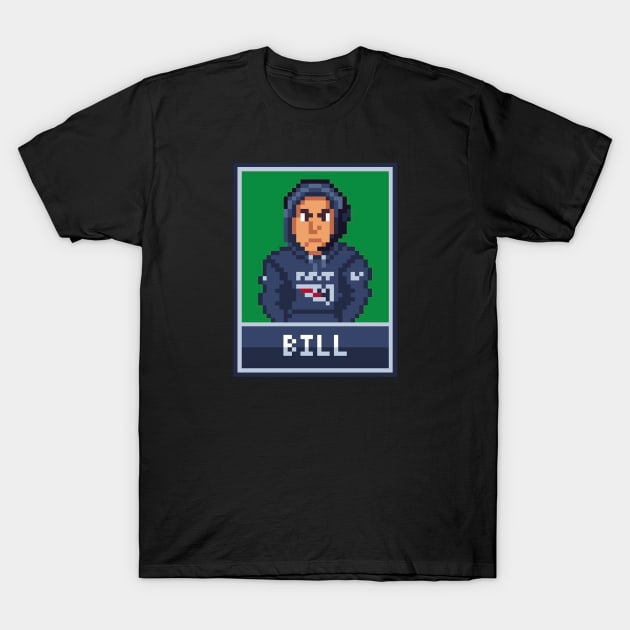 Bill 8bit T-Shirt by Roti Kodok Art